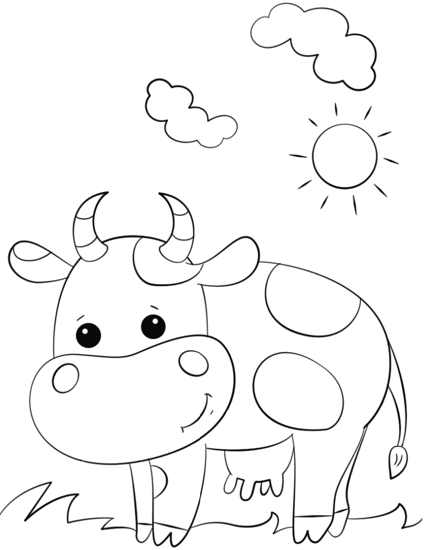 vẽ 12 con bò