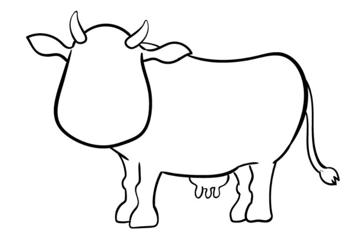 vẽ 7. con bò