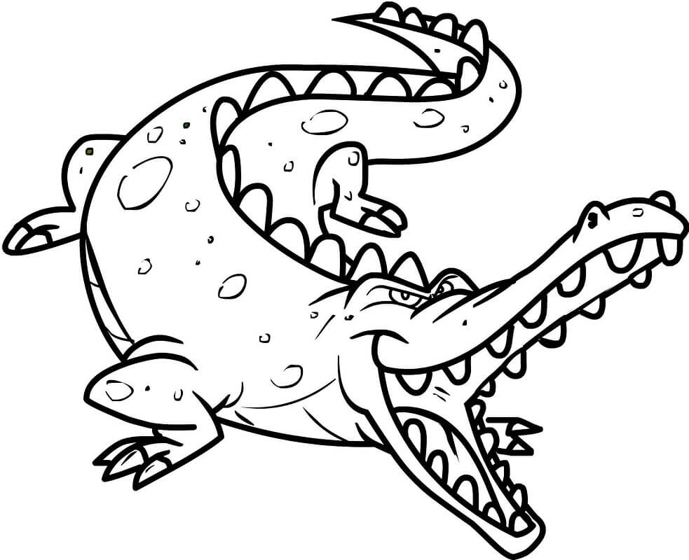 vẽ cá sấu 13
