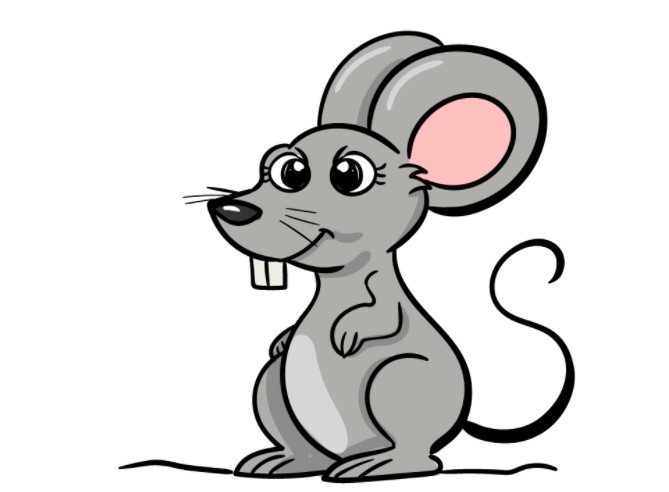 vẽ con chuột 8