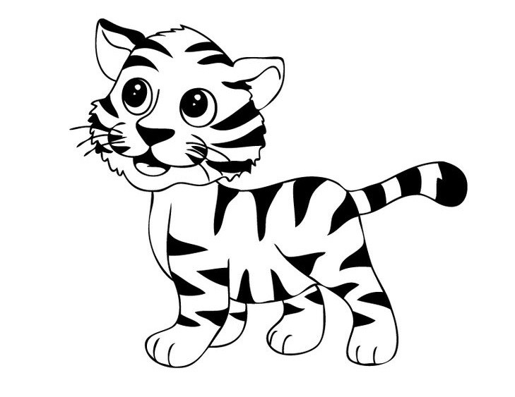 vẽ con hổ 11