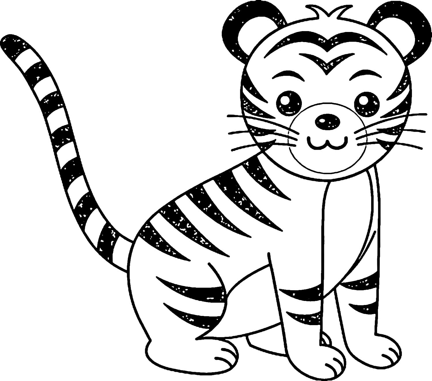 vẽ con hổ 12