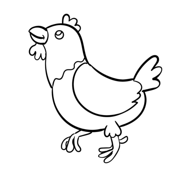 vẽ con gà 16