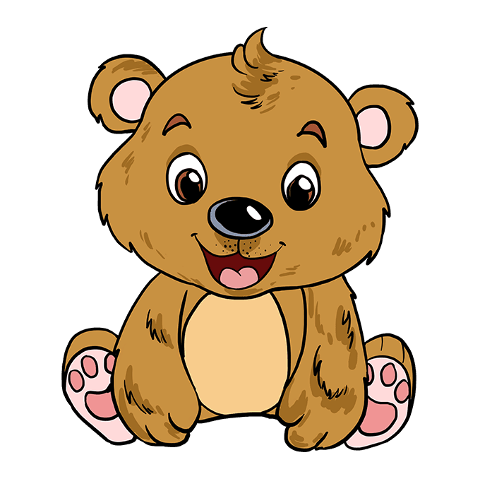 Rất Hay: Cách vẽ con gấu cute đơn giản dễ thương [Cách vẽ con gấu trúc] đẹp  nhất