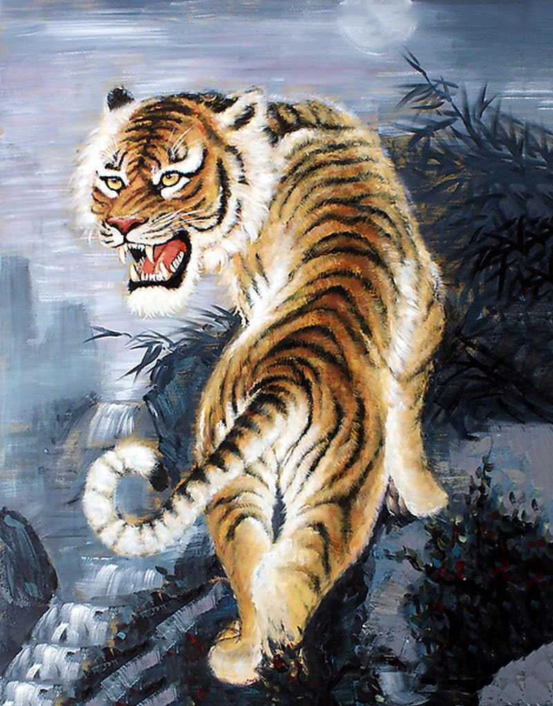 vẽ 16. con hổ