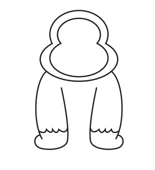 vẽ con khỉ 12