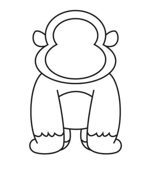 vẽ con khỉ 13