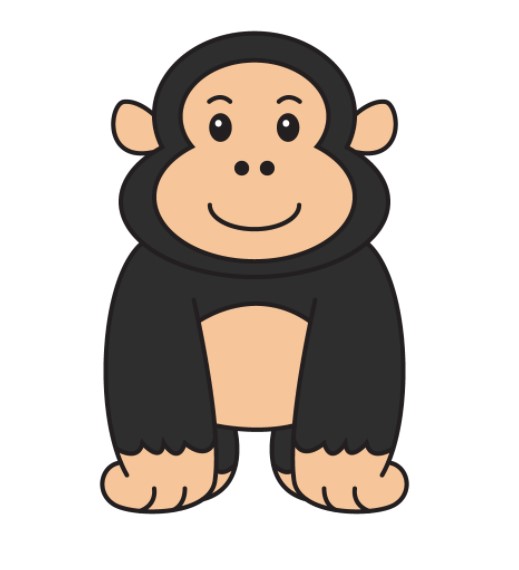vẽ con khỉ 15