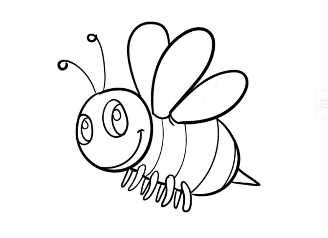 vẽ con ong 5