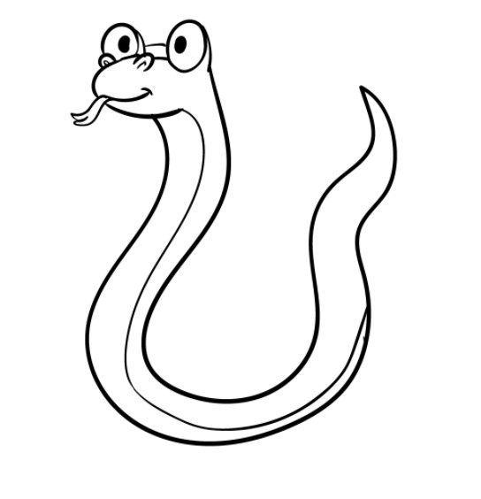 vẽ con rắn 9