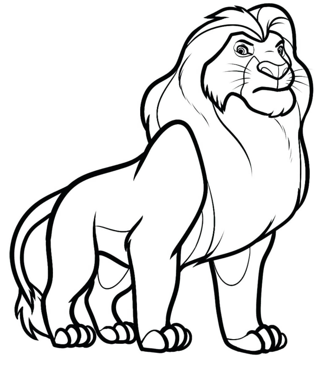 vẽ con sư tử 20