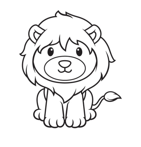 vẽ con sư tử 8