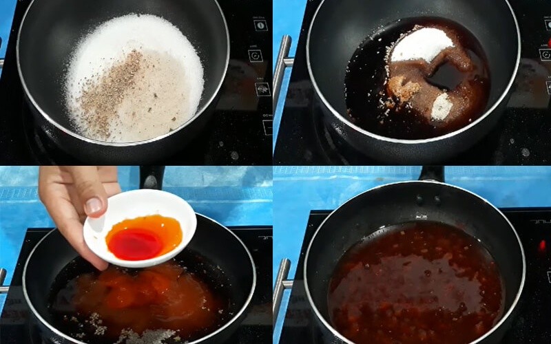 cách làm sốt chua ngọt Hàn Quốc