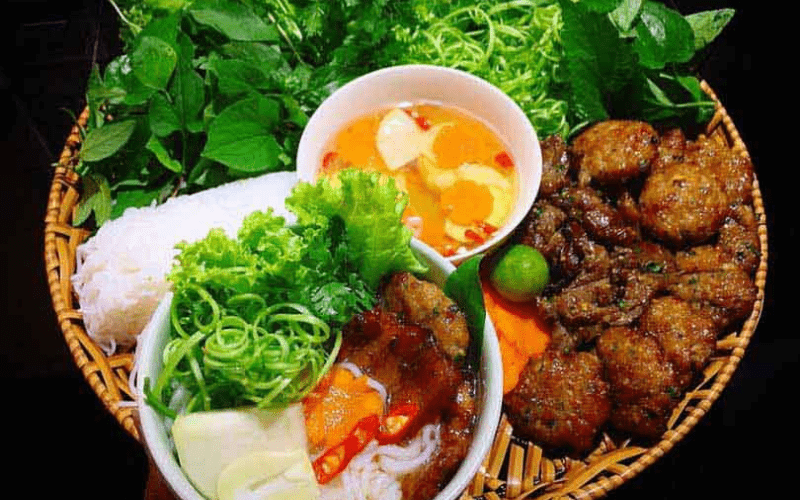 Bún chả bao nhiêu calo?