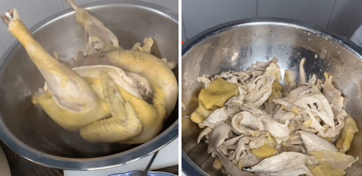 Cách làm gà hấp cải bẹ xanh