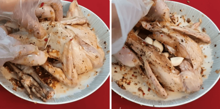 Cách làm gà hấp tỏi
