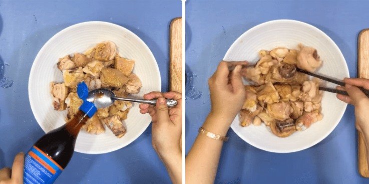 cách làm gà xào lá chanh