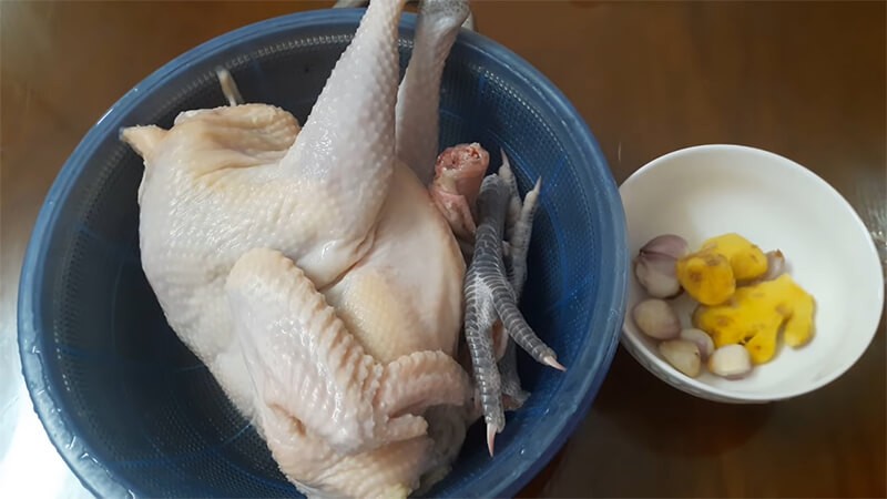 Cách làm gà nấu canh gừng