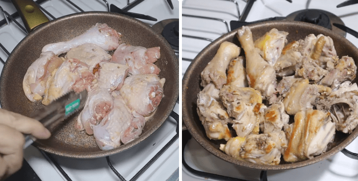 Cách làm gà nấu đậu Hà Lan