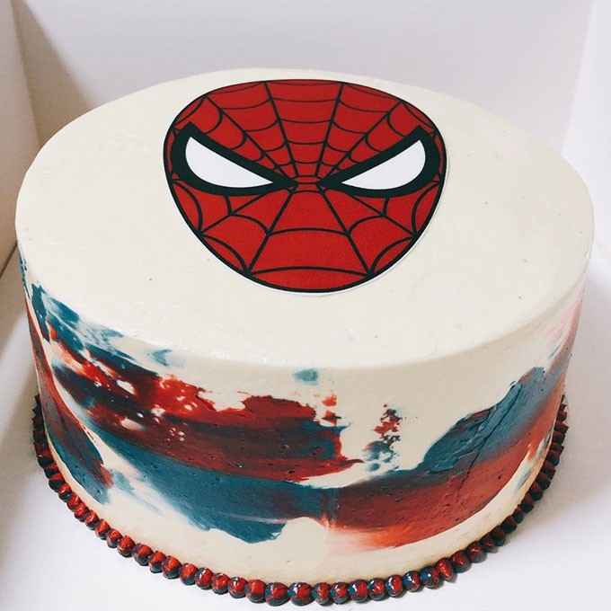 Bánh sinh nhật người nhện đẹp mới 2022