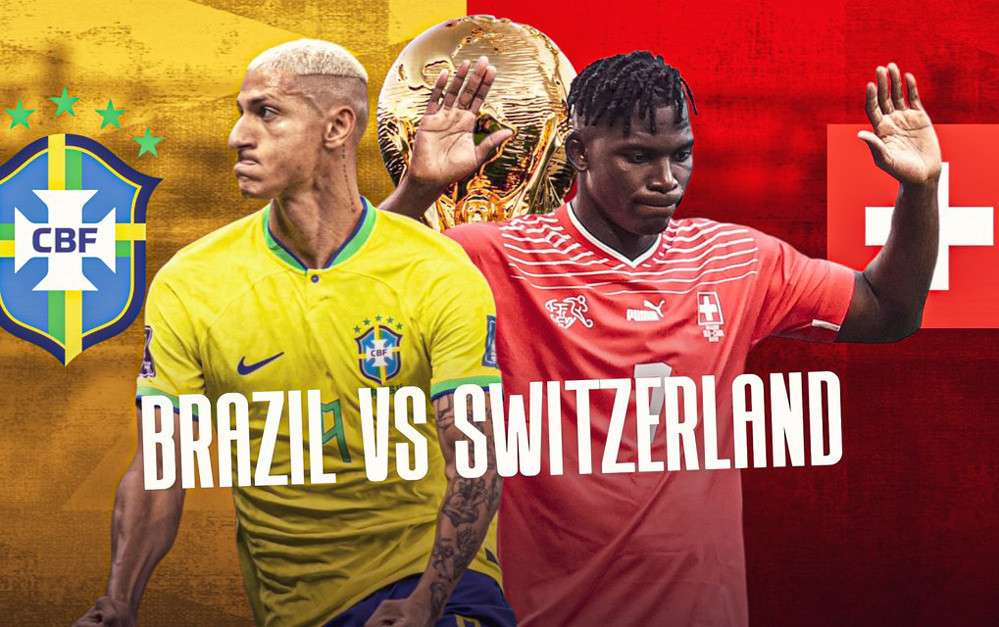 Cập nhật Link xem trực tiếp Brazil vs Thụy Sĩ bảng G World Cup 2022 vào lúc 17h00 ngày 28/11/2022; Dự đoán tỉ số giữa trận Brazil vs Thụy Sĩ