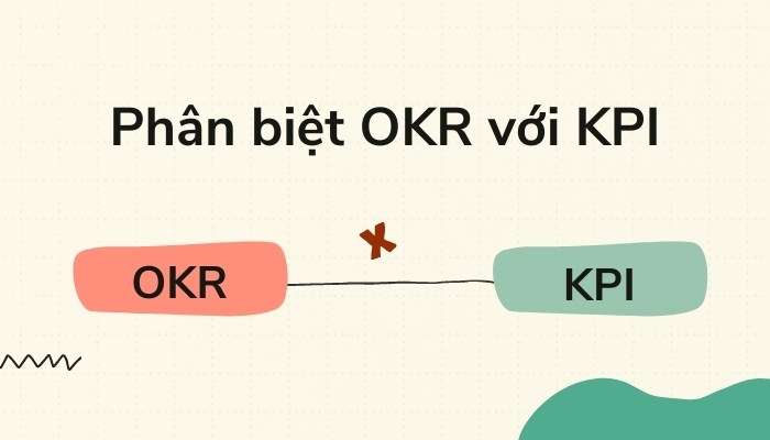 Phân biệt OKR với KPI