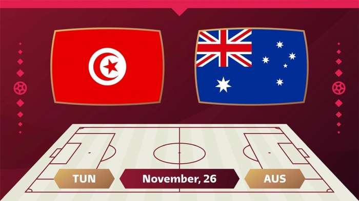 Xem trực tiếp bóng đá Úc vs Tunisia