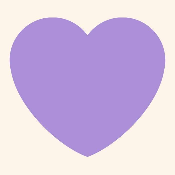 Ý nghĩa trái tim màu tím
