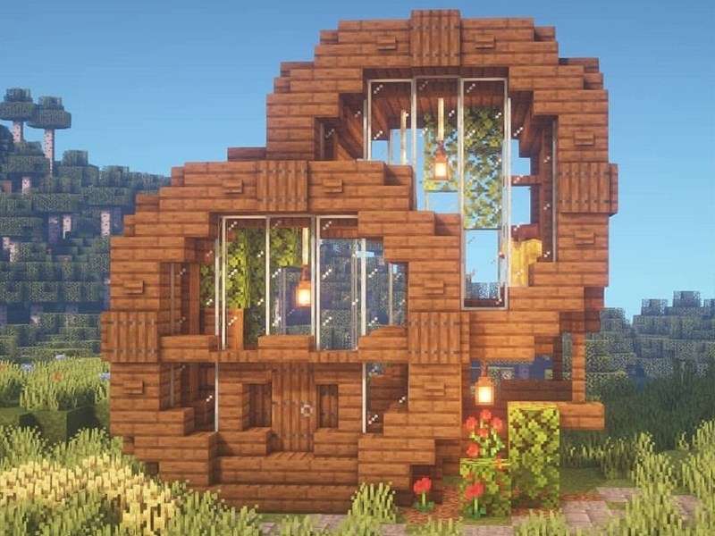 cách xây nhà trong minecraft 27