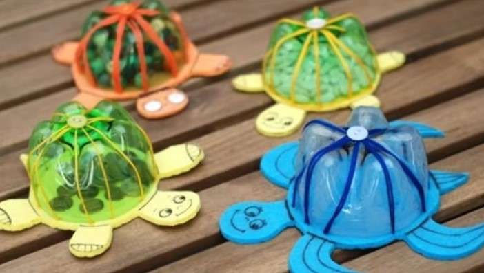 cách làm đồ chơi bằng chai nhựa 8