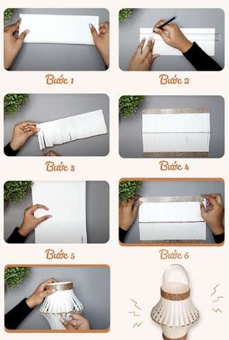 cách làm đồ handmade bằng giấy 5