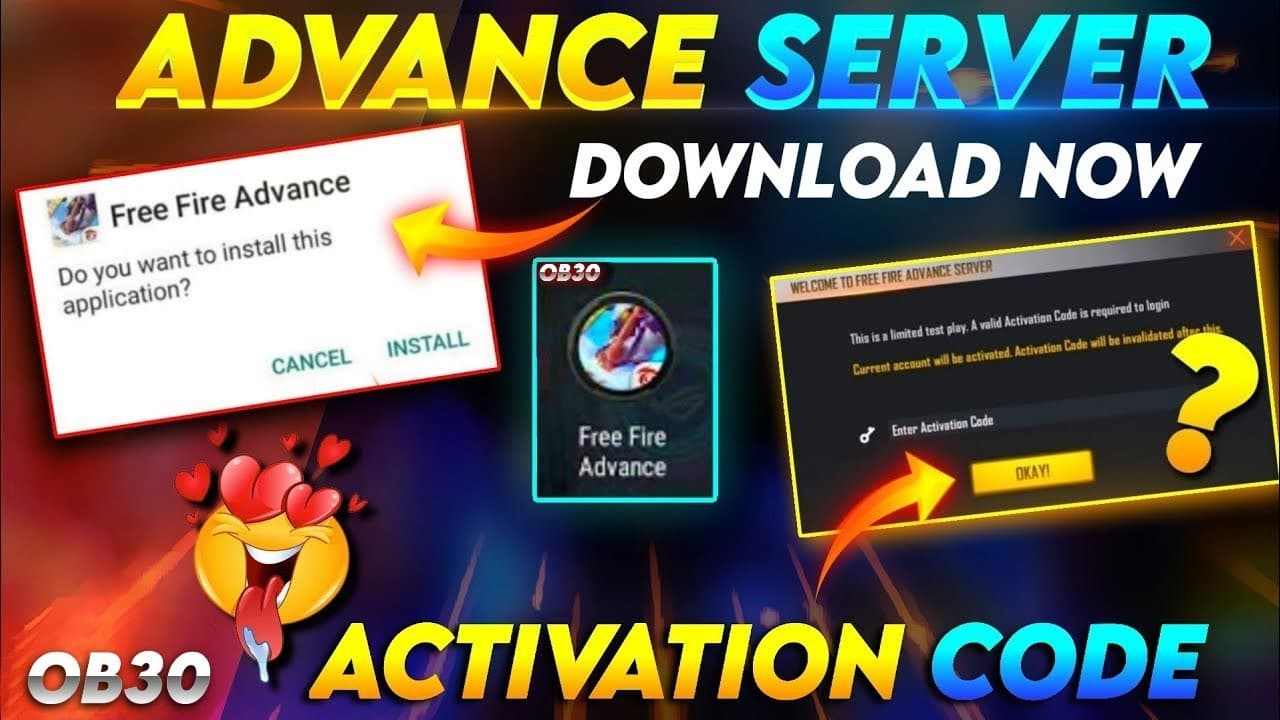Cach nhan CODE FF Advance Server OB39 tai ff-advance.ff.garena.com OB39