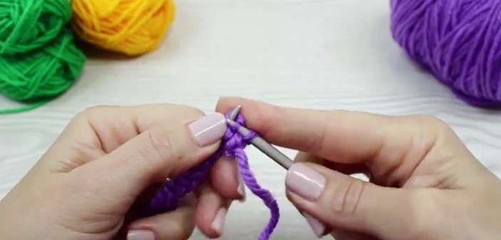 cách đan khăn len 4