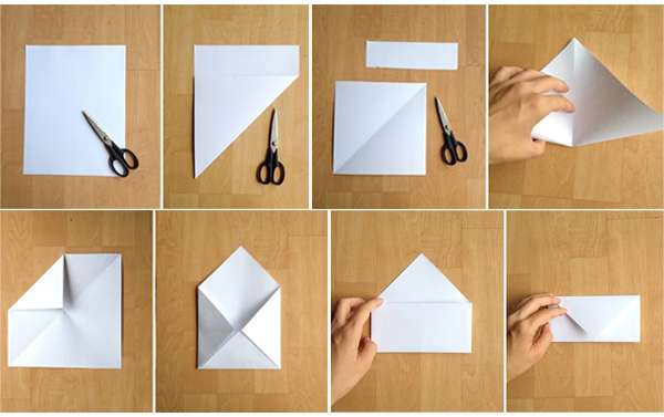 Cách gấp phong bì thư origami handmade