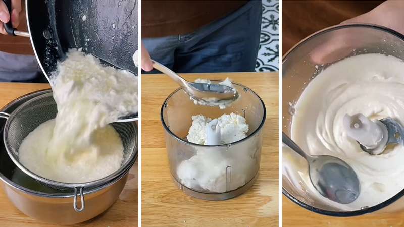 Cách làm kem cheese 5