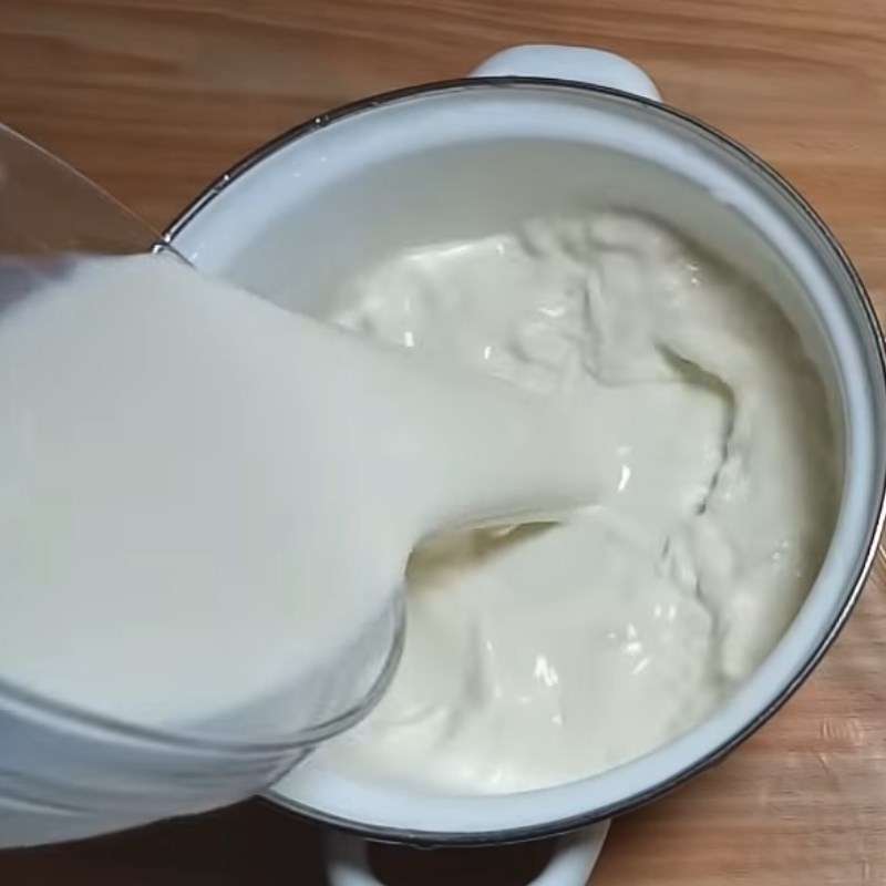 cách làm kem đậu xanh 6