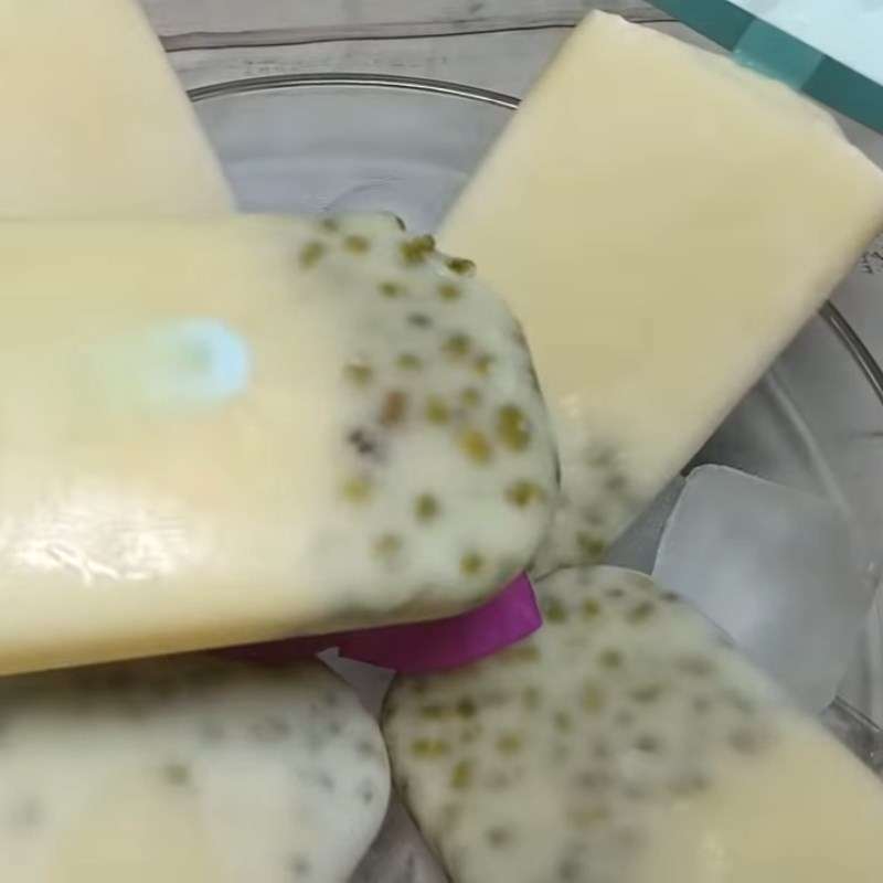 cách làm kem đậu xanh 8