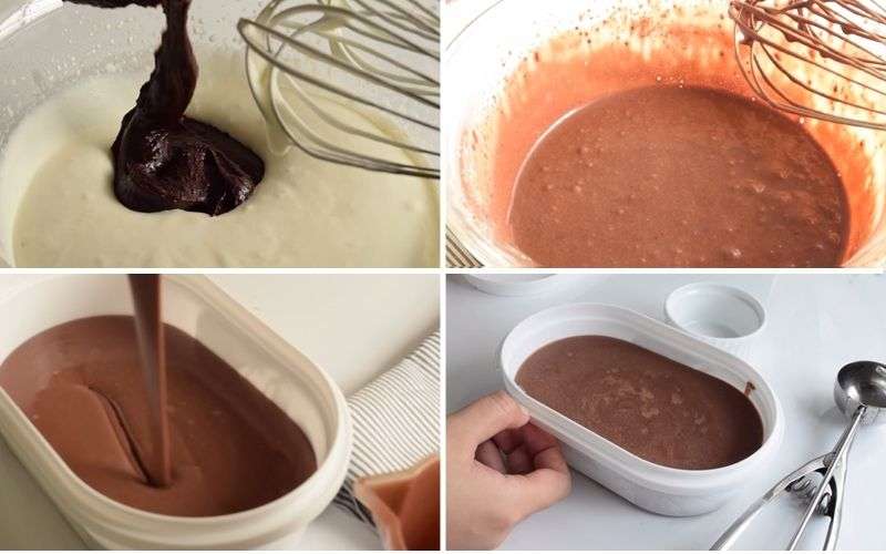 cách làm kem socola 10