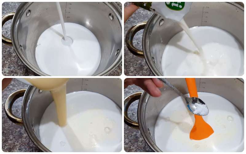 cách làm kem sữa chua 3