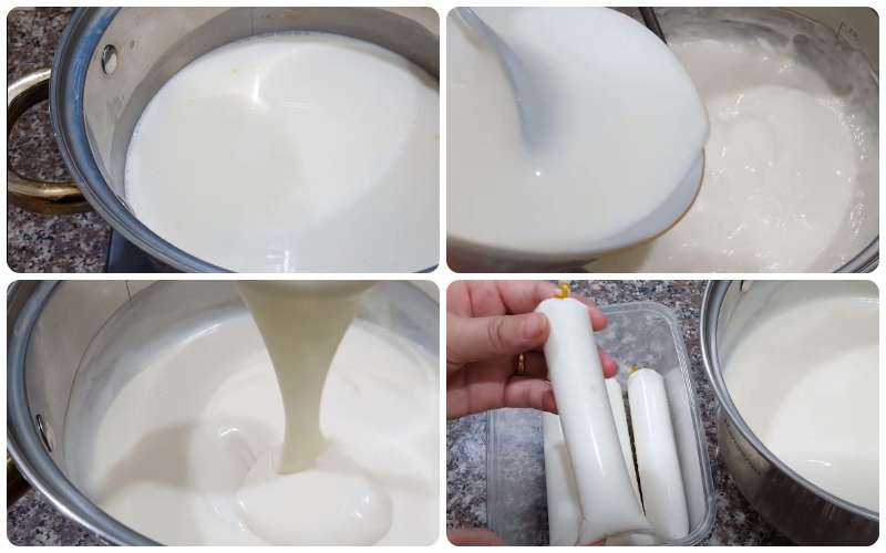 cách làm kem sữa chua 5