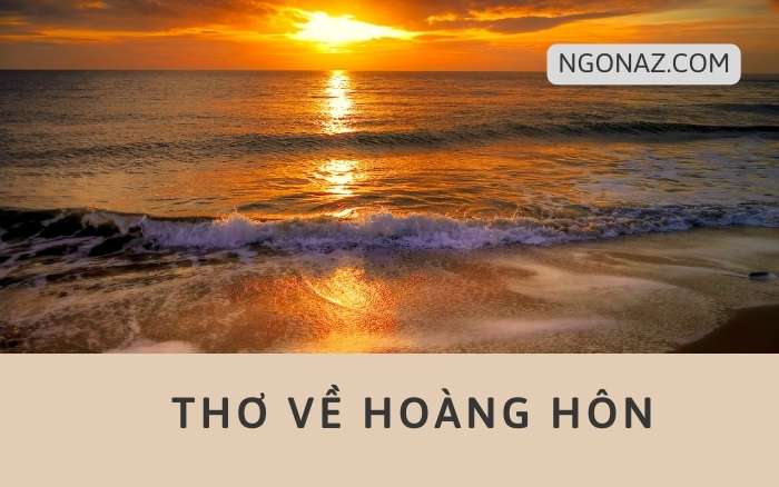 Thơ về hoàng hôn