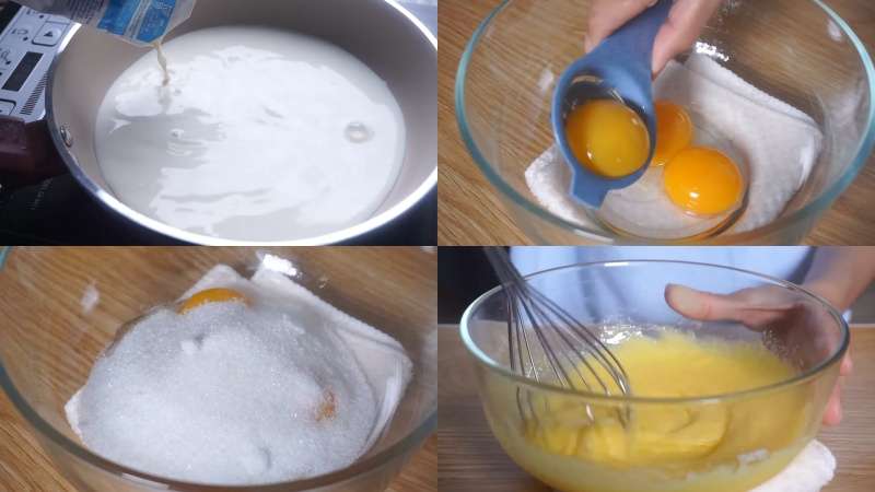 cách làm kem matcha 2