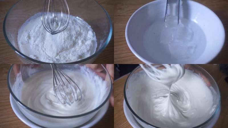 cách làm kem matcha 4