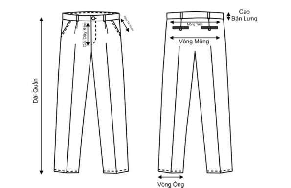 cách cắt quần tây 2