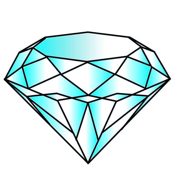 cách vẽ kim cương 16