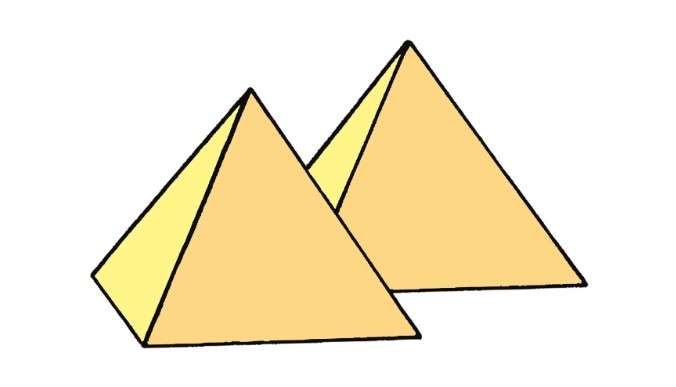 cách vẽ kim tự tháp 11