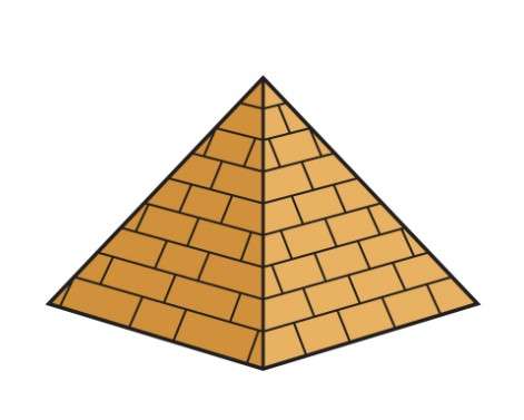 cách vẽ kim tự tháp 7