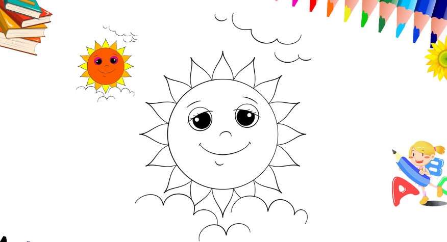 cách vẽ ông mặt trời 21