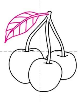 cách vẽ quả cherry 12