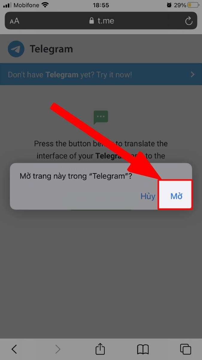 Cài tiếng Việt cho Telegram 3